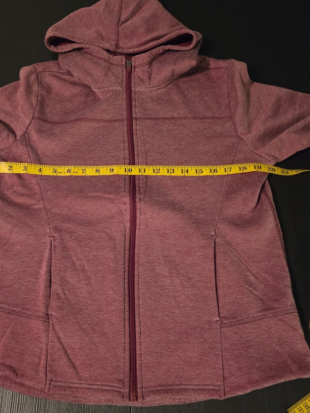 Danskins Women’s Zip-Up Hooded Jacket in Light Red Size Large - Picture 4 of 7